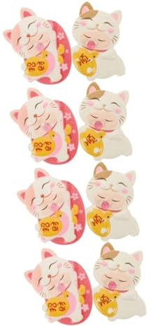 Alipis 8 STK Glücklicher Katzen-kühlschrank-Magnet Kühlschrank-Katze-Ornament Süßer Kühlschrankmagnet Magnete Für Kühlschrank Kühlschrankmagnete Für Kleinkinder Magnet-kühlschrank Harz