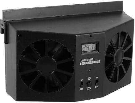 DIYEAH Ventilador Solar Para Coche Extractor De Aire Para Ventana Accesorio De Coche