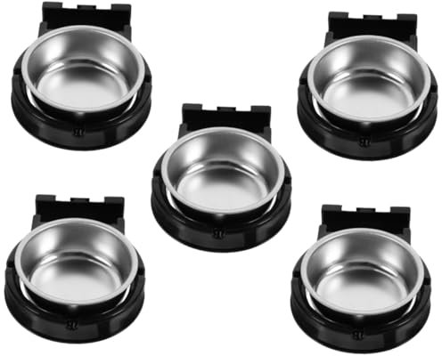 Zerodeko 5 Pezzi posacenere da parete montato moderno posacenere industriale oro ha Scaffali da parete Prese di commerciale Prese per all'aperto Acciaio inossidabile Nero