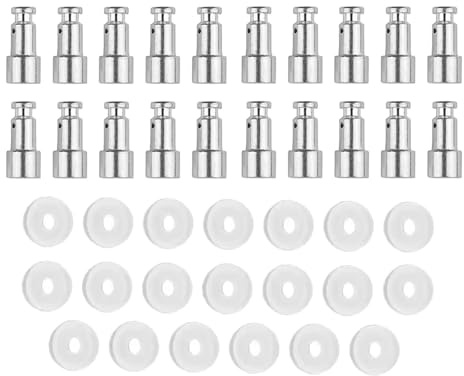 Gralara 40 Juntas de Sellado para válvulas de Flotador universales de Acero Inoxidable para Cocina, repuestos universales para ollas a presión.