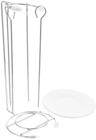 LOLIPPYY Support à Brochettes Pour Barbecue Supports Suspendus Acier Inoxydable Pour Aliments à Griller