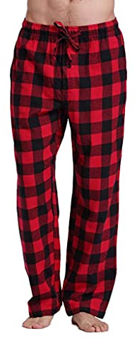 Fashion Unisex Casual Plaid Pants Loose Sport Plaid Pajama Pants Trousers Casual Harem Men