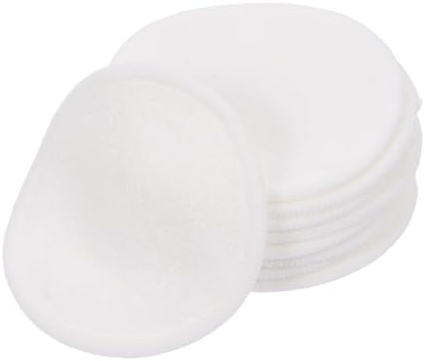VICASKY Wiederverwendbare Abschminkpads aus Weicher Baumwolle 8cm 10 Stück Sanfte Gesichtsreinigungspads Kompakt und Hautfreundlich für Reisen und Pflege