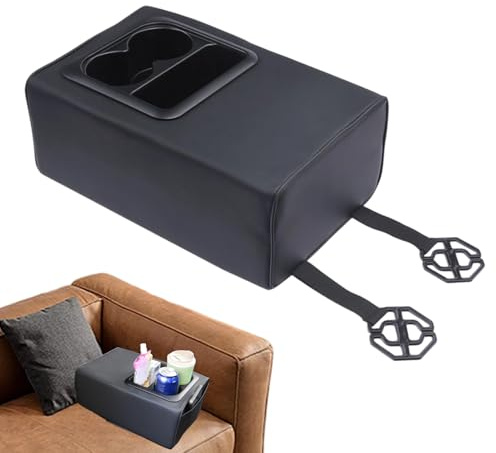Car Rear Seat Armrest Box Automotive Armrest Console Cup Holder Booster Cushion Leather Memory Foam Design | Universal Cushion Holder For V