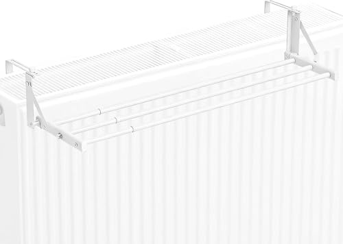 Porte-Serviettes,sans Perçage Robuste Réglable Support De Rangement | Porte-Serviettes pour Radiateurs - pour Maison Dortoir Restaurant Appartement Manteau Épicerie Vêtements Peignoir