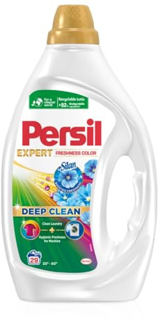 4-pack – PERSIL Expert flytande tvättmedel – Deep Clean – Freshness Color by Silan – 1305 ml/29 tvättladdningar