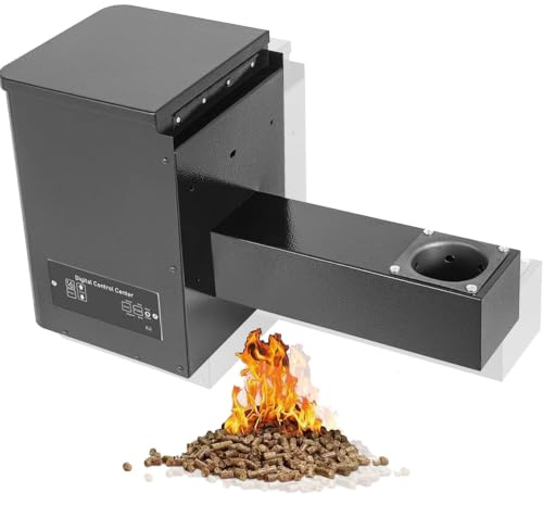 Kit tramoggia for griglia a pellet di legno da 250 W, gruppo affumicatore elettrico