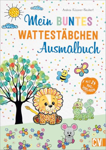 Mein buntes Wattestäbchen-Ausmalbuch