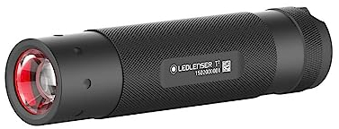 Ledlenser T² Tattica torcia tascabile LED, 240 lumen, portata luminosa di 180metri, robusto alloggiamento inmetallo, uso con 3 batterie AAA, caccia, pesca, outdoor