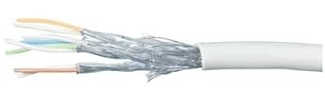 Connect 100 m S/FTP Cat. 6 A Stranded-wire Câble – Gris