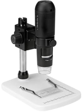 Velleman Digitales Mikroskop, 3 Megapixel, HDMI, USB, einstellbarer Fokus, ideal für die Forschung von Pflanzen, Mineralien, Insekten und Mehr