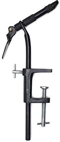 Bindestöcke Fliegenbinden Schraubstock C Clamp Stahl Harte Backen 360 Rotationstisch Schraubstock von Fly Binden Tools Kit Herstellung Fliegenfischen Werkzeuge Vice (Basis Version)