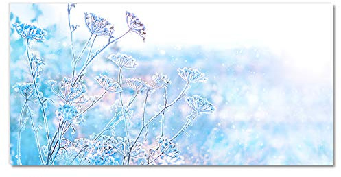 Tulup Acrylglas Druck Weinachten - 100x50cm - Wandkunst - Plexiglas Bild Deko Glas - Wandbild Kunststoff - Dekorative für Küche & Wohnzimmer - Winter-Schnee-Weihnachten