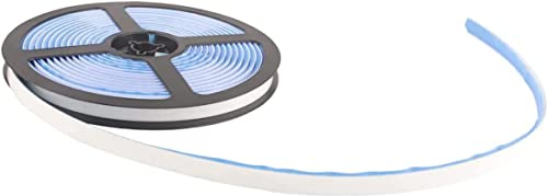 AMERSON Dichtungsband Flexible Zierleisten Selbstklebend, zum Abziehen und Aufkleben Dekoband, Fugenband zum Herd, Waschbecken, Toilette, Fliesenrand, Wandecke, Fußleiste, Boden (Weiß| 7,5 Mm)