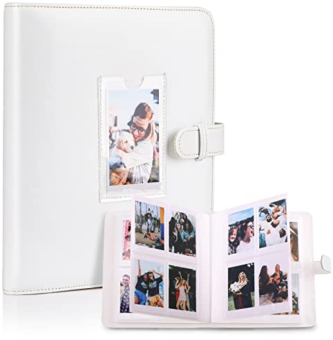 FORETOY 272 Tasche Mini Album Fotografico Compatibile con Fujifilm Instax Mini 7s 8 8+ 9 11 25 50s 70 90, Album Compatibile con Polaroid Snap PIC-300 / Kodak 3 Pollici Film