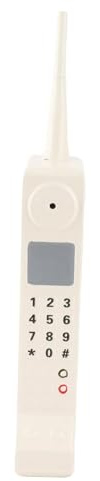 TOPINCN Il Modello di Telefono Cellulare retrò Adorna Il Modello di Telefono Cellulare in Mattoni di Simulazione Leggera Semplice in Ferro Vecchio per la Decorazione Domestica; (Bianco)