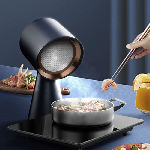 Desktop Cooker Hood, 30W Portable Extractor Hood, One-Click Adjustment, Two Gears Optional, 2m³/Min Strong Suction, Easy To Clean, Low Noise, Suitable for Home, Kitchen, Hot Pot
