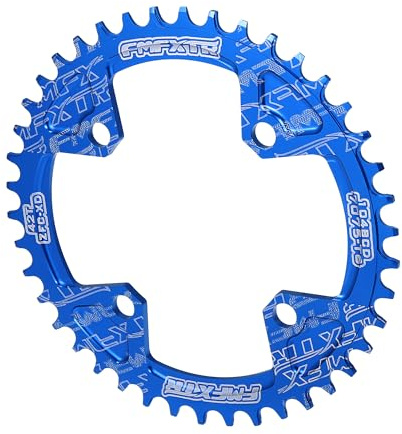 A ABSOPRO 42 Zähne 104mm Fahrrad Breite Kettenblatt Kurbelgarnitur Zahn Blau