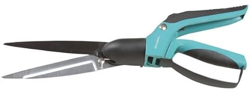 Rasenschere Drehbar Handgrasschere Strauchschere Hecken Gehärteter Stahl 35cm