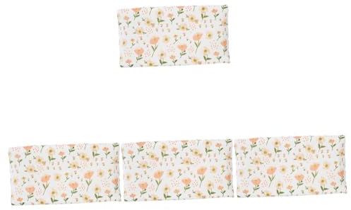 TOYANDONA 4 Stück Matratzenbezug für Babybetten Beschützer Babywiege bettwäsche Stubenwagen Matratzenbezüge für Babys Matratzenbezug für die Wiege ersetzen Blatt Stoffdecke Krippe Wiegenbett