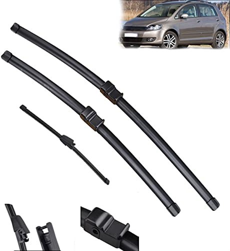 WEHOMY Für V&w Für Golf Plus 5M1 2005–2009 Scheibenwischer RHD & LHD Vorne Hinten Wischerblätter Windschutzscheibe Windschutzscheibe Frontscheibe 28 + 28 + 13 