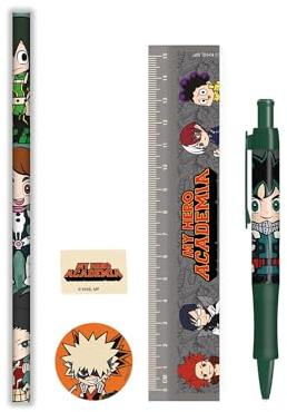 My Hero Academia - Chibi design brevpapper set, Flerfärgad, one size