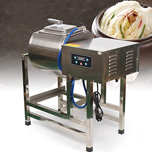 38L Mélangeur de Viande Électrique en Acier Inoxydable, Salière de Viande Intelligent, Mixeur Hachoir à Viande Marinator, 200W Mixeur Viande, 220V