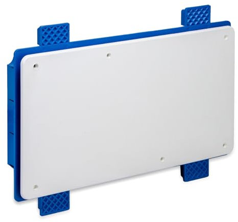 Electraline 60393 Scatola cassetta di derivazione da incasso per cartongesso IP40 (296X153X70mm) con coperchio e viti