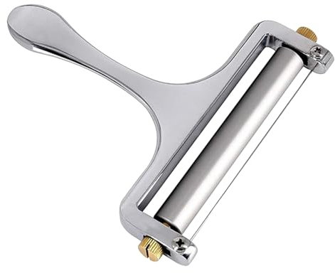 Taglierina Di Formaggio A Mano - Taglierina Di Formaggio Regolabile In Acciaio Inox Per Fette Precise, Tagliatrice Di Formaggio A Filo | Strumento Portatile Resistente Per Tagliare Formaggio A Blocco