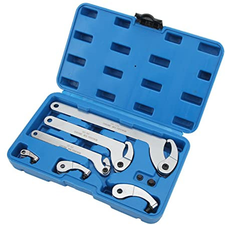 Juego de Llaves Inglesas de Gancho Ajustables de 8 Piezas, Llave de Tuercas de Seguridad de 35 y 120 Mm para Motocicletas, Motos de Cross, Envío Seguro con Plástico de Burbujas