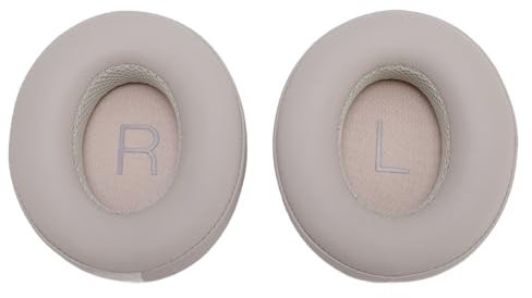 Papades d'oreilles en Cuir Protéique Coussins Mémoire de Mousse de Mousse Remplacement des Plateaux d'oreille avec Confort Supérieur et Isolement Sonore pour Aicon 50, Aicon 40,