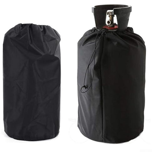 Fully covered propane gas cylinder cover, windproof, resistant, Outdoor Cover for Gas Bottles Essential BBQ Grill Accessory, for Outdoor Garden Home BBQ 31x59cm/2x23.2in