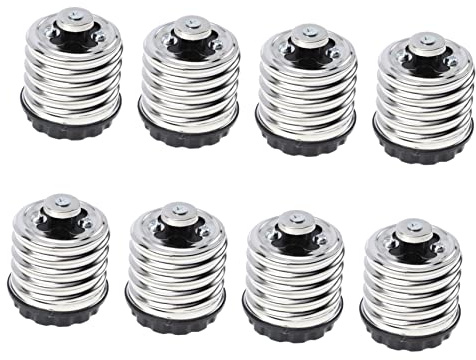 SEWOART 8pezzi Adattatore Portalampada Convertitore Accessori Per Lampade Base Per Bulbi Compatibile Lampade Led e Portalampada