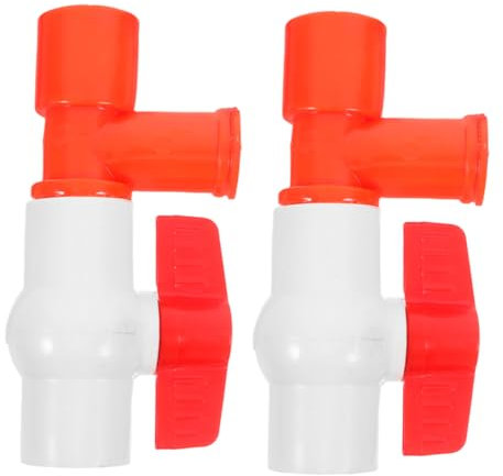 JOINPAYA 2pcs Chicken Breeding Water Line Regulator Automatic Air Release Valve for Efficient Water Pressure Control Poultry Feeding Systems