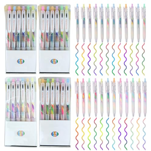Rbleote 24 Glitzer Gelstifte Glitzerstifte Gelstifte Bunt Glitzerstifte Gel Malbücher Für Kinder Und Erwachsene Zeichnen Und Kritzeln Sammelalben