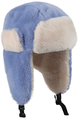 FakeFace Winddichte Kinder Trapper Mütze Wintermütze mit Ohrenklappen für 4-9 Jahre Jungen Mädchen Kuschelige Fellmütze Fliegermütze Winter Warme Russen Mütze Hut Skifahren Outdoor