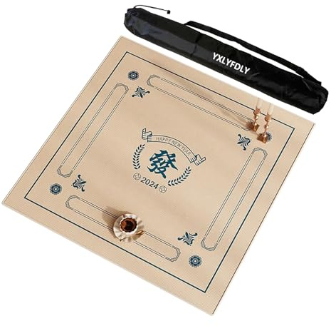 YXLYFDLY Tapete Mahjong fácil de limpiar, mantel de poliéster lavable con respaldo antideslizante (100 cm)