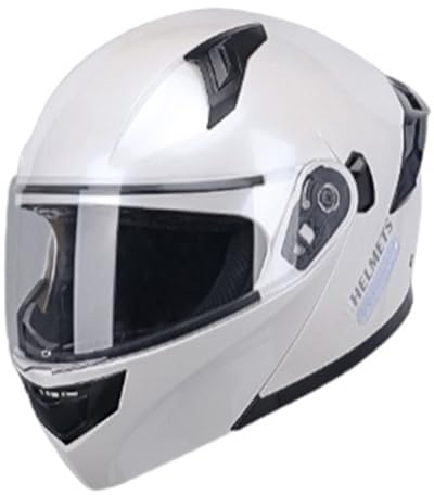 Motorradhelm Integrierter Klapphelm Mit Doppelvisier Scooter Roller Moped Helm Herausnehmbares Innenfutter Sturzhelm Für Modular ECE 22.06 Zertifiziert D,XXL=(63-64CM)