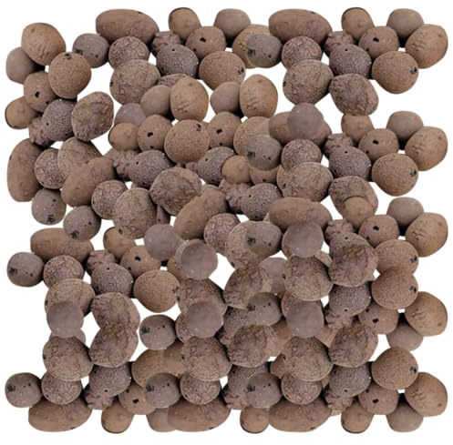 DEARMAMY Ceramsite Traspirante per Giardinaggio 1 kg, Ciottoli di Argilla per Piante in Vaso, Substrato Drenante per Coltivazione Senza Terra e Decorazioni da Giardino