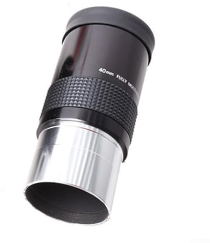 2 Zoll Astronomisches Okular-Set (26 mm, 32 mm, 40 mm) mit mehrschichtiger Beschichtung für Teleskope — Metallkonstruktion, faltbare Augenmuschel, 56° Sichtfeld, kompatibel für 5.1 cm Okularauszug