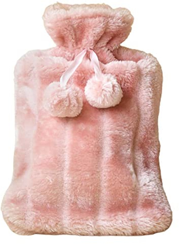Wärmflaschentasche, praktische Gummi-Wärmflasche, Hand- und Fußwärmer, Multifunktions-Wärmflasche(Pink)