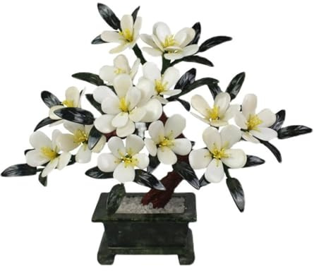 Bonsaï Artificiel Bonsaï de Style Chinois Jade Magnolia intérieur Faux Plante en Pot bonsaï Artificiel Plantes artificielles