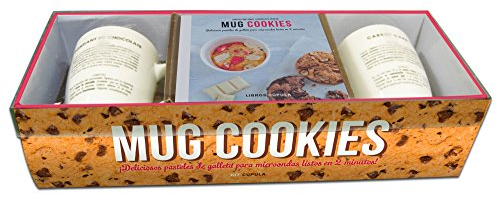 Kit Mug cookies: Deliciosos pasteles de galleta para microondas listos en 2 minutos