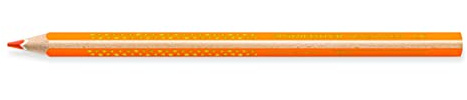 STAEDTLER Noris 1284 Jumbo Buntstifte – Orange, 12 Stück | Dreikantformat, 4 mm Mine, bruchfest durch A·B·S – für Kinder – Art.-Nr. 1284-4
