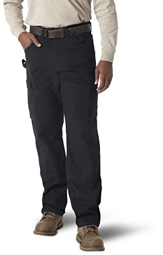 Wrangler Riggs Workwear Mens Ranger Work Utility Pants, Black, 38W x 32L US