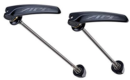 Zipp Speed Weaponry Tangente Quick Release Skewer Set: 100mm/130mm, Stainless Steel, Black With Silver Logo