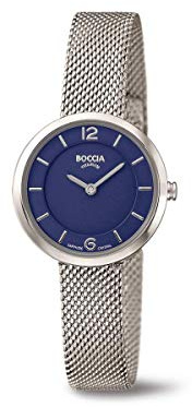 Boccia DamenArmbanduhr Analog Quarz Edelstahl 3266-05
