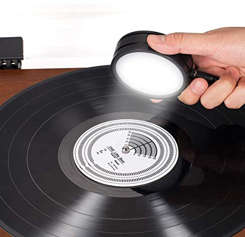 Nobsound 50/60 Hz Stroboscopico Speed Strobe Light + tachimetro Disc per Turntable LP Record Player