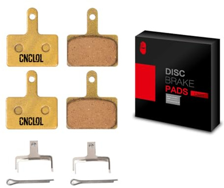 CNCLOL Bremsbeläge für Shimano B01S B03S B05S & Tektro E10.11 M275 M285 | Fahrrad Resin Scheibenbremsbeläge, 2 Paar Harz Bremsbacken Beläge für Tektro Hd-m275 Hd-m285 Typ, BR- M355, M365, M375, M446