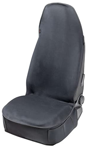 Walser Premium Sitzauflage Auto Neopren, 100% wasserdichter Sitzschoner Auto, 100% schmutzabweisender Autositzschoner, Schonbezug Autositz vorne, Autositzbezüge 1 Stück, Sitzbezug Auto Vordersitze